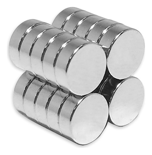 Imã De Neodímio / Super Forte / 6mm X 2mm * 10 Peças