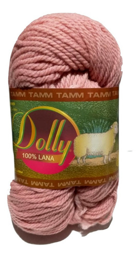Estambre Dolly Lana 100% Lana Australiana Madeja De 100g Color Rosa
