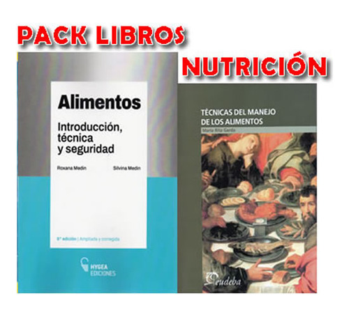 Pack Medin Alimentos 6° Y Garda Tecn Manejo Alim Lbros Nuevo