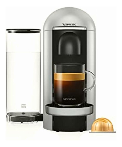 Nespresso Cafetera Vertuo Plus, Color Silver (incluye