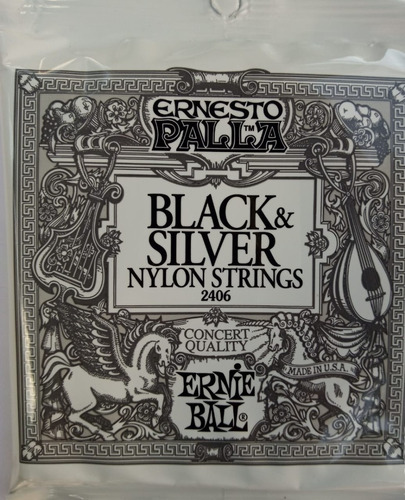 Ernie Ball Guitarra Clásica Encordado Usa Nylon Strings