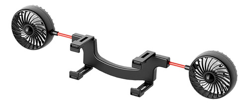 Ventilador De Coche Eléctrico Con 3 Velocidades De Viento,
