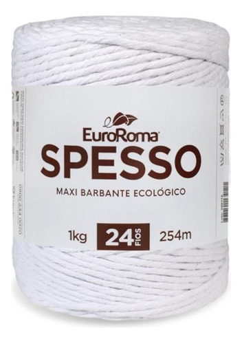 Cordon Hilaza Algodon Eco 1kg 24hilos Macrame Crochet 254mts