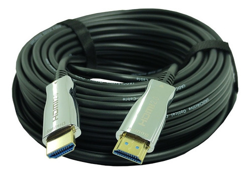 Imagem 4 de 5 de Cabo Hdmi Tv Fibra Óptica 18gbps 60hz De 20 Metros Win Cabos