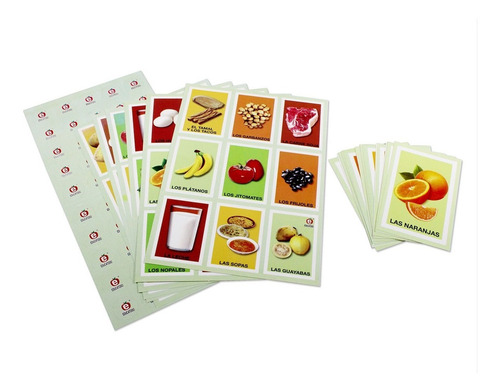 Lotería Arcoíris De Alimentos, Educatodo, M-0322