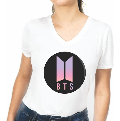 Camiseta Bts Kpop Blanca Calidad 170 Gramos Personalizadas