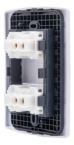 Imagen 6 de 7 de Llave De Luz Sica - 2 Interruptores - Blanca - Garantía Iram