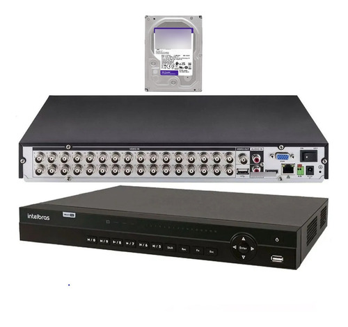 Kit Gravador Digital Segurança Dvr 32 Portas Mhdx 1232 8 Tb