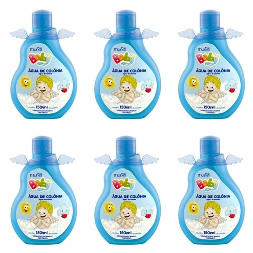 Imagem 1 de 1 de Muriel Baby Água Colônia Infantil Menino 100ml (kit C/06)