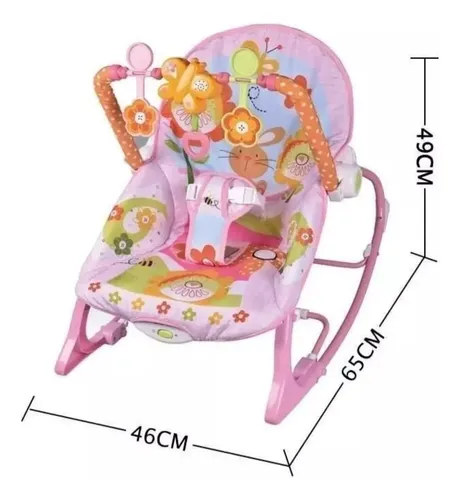Silla Mecedora 3 En 1 Musical Y Vibraciones + Envíos Gratis