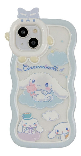 Funda De Teléfono De Cinnamoroll De Silicona Para iPhone 13