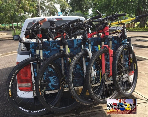 Imagen 3 de 4 de Portabicicletas Para Camioneta Pickup, Camuflado. (forro)