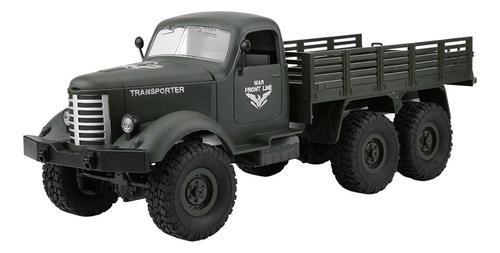 1/16 Modelo Teledirigido Seis Ruedas Tracción Militar Camión