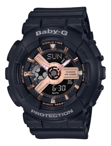 Reloj Casio Baby-g Ba-110rg-1adr Resina Mujer 100% Original