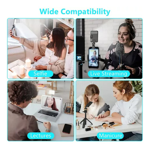 I Lámpara Led Para Videoconferencia Neewer/para Smartphone