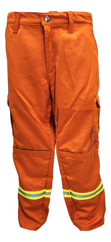 Pantalón De Incendio Forestal Naranja Eurosafety Certificado