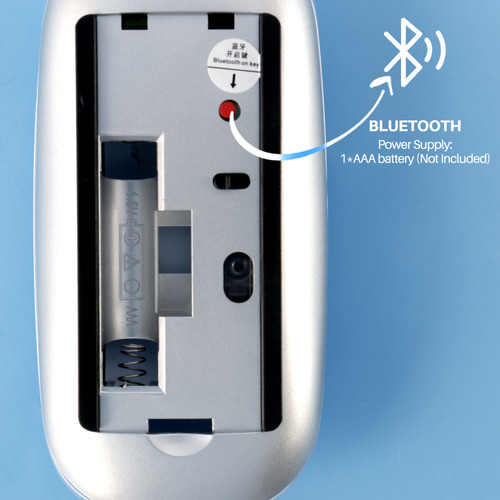 Mouse De Computador Sem Fio Silencioso Magic Mouse Slim