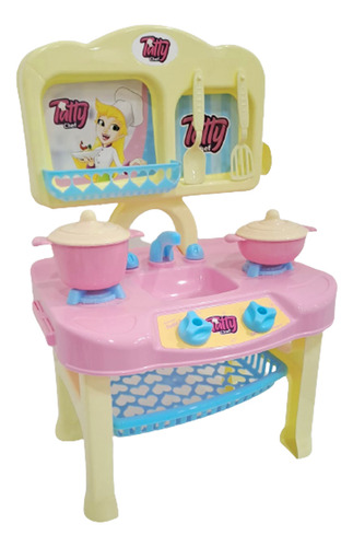 Cocinita Infantil Mestre Kuca 8 Piezas Mielle Color colores pastel