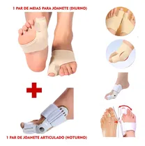 Comprar Kit de órtesis Hallux Valgus y par de calcetines correctores para juanetes, color blanco\u002Fnude