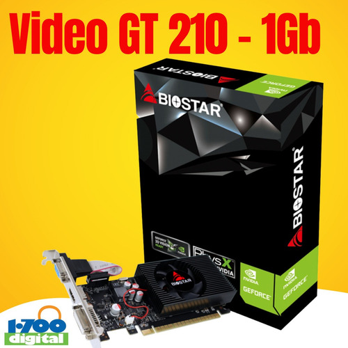 Imagen 1 de 2 de Tarjeta Video 1gb Nvidia Geforce Gt210 Hdmi Vga Y 710 1030