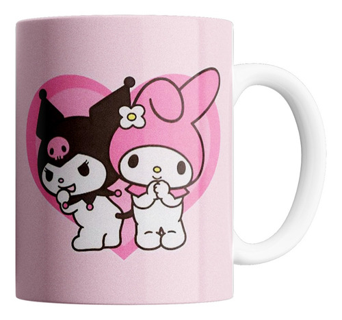 Taza De Cerámica - Kuromi / My Melody