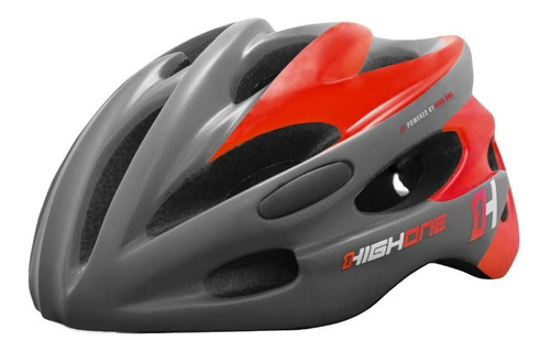 Capacete Ciclismo High One Volcano New Led Vermelho M