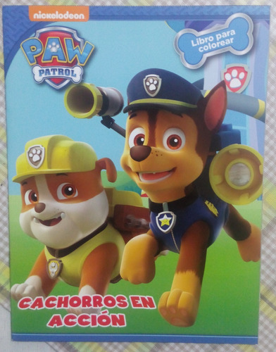 Paw Cachorros Patrulla Paq 30 Libros Iluminar Colorea 