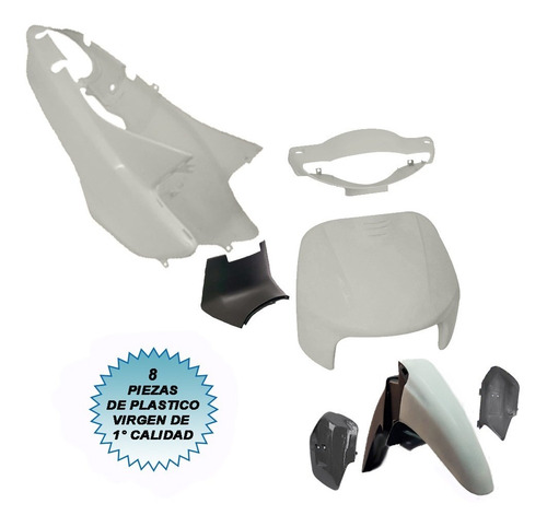 Kit Plasticos Carenado Keller 110 Crono Classic Para Pintar