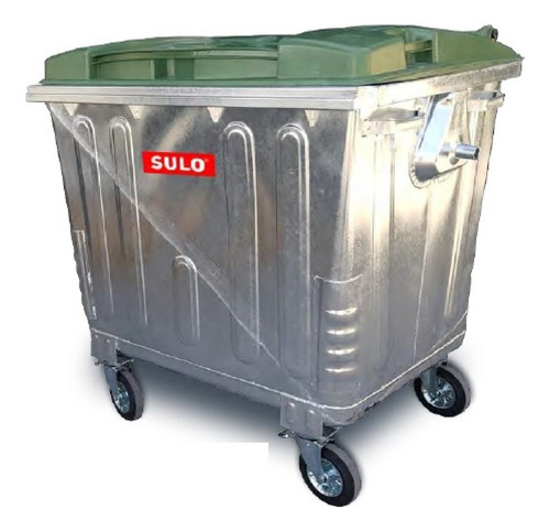 Contenedor Residuos (tacho) 1100lts. Alemán, Metaloplástico