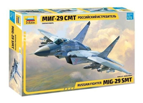 Mig - 29 Smt  Avión Ruso Moderno  By Zvezda # 7309  1/72