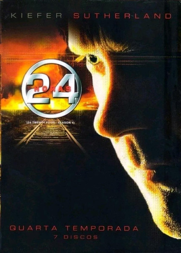 24 Horas 4ª Temporada - Box Com 7 Dvds - Kiefer Sutherland