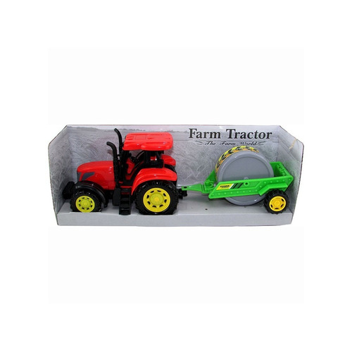Tractor Con Guinche Y Aplanadora Ploppy 368569