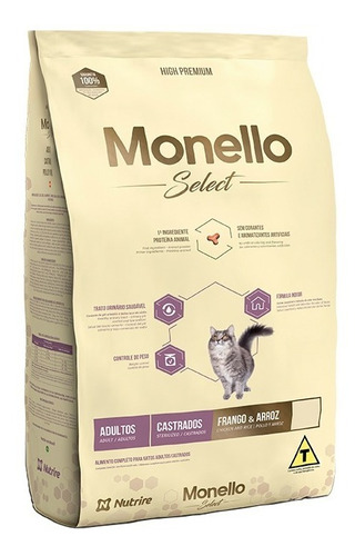 Monello Select Gato Castrado 7 Kg