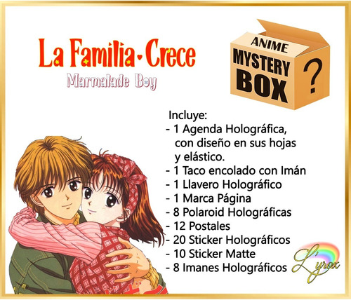 Marmalade Boy Caja Misteriosa Mystery Box La Familia Crece