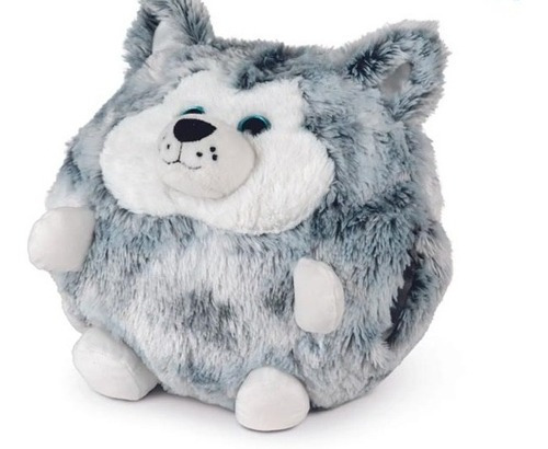 Peluche Cozy Noxxiez Husky Calienta-manos