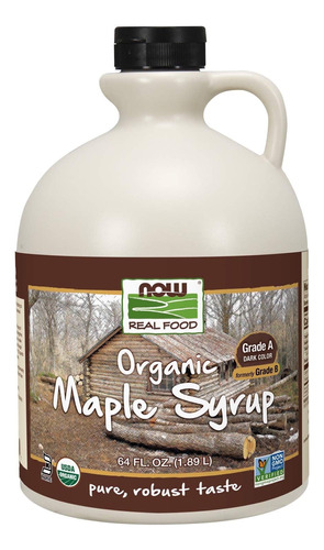 Set 3 Organic Maple Syrup 64 Onzas Líquidas Now
