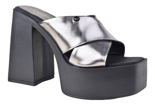 Imagen 3 de 9 de Zuecos Mules De Cuero De Mujer Livianos - Marla - Ferraro