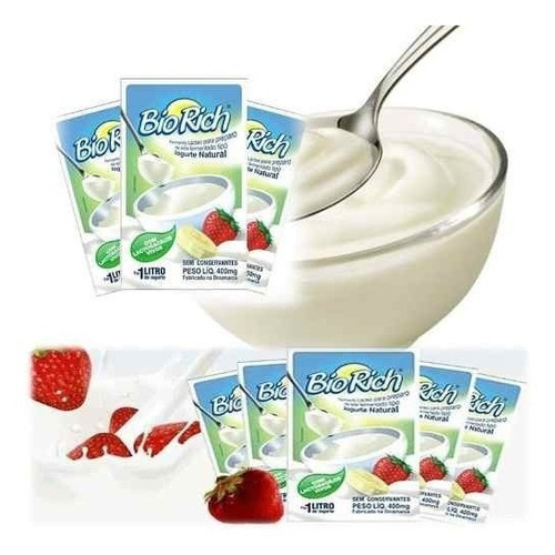!!! Fermento Bio Rich® Iogurte Natural 10 Unidades