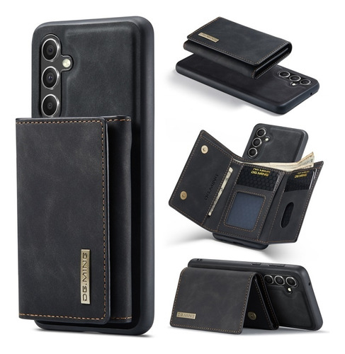 Funda Magnética Plegable De Tres Partes For Samsung