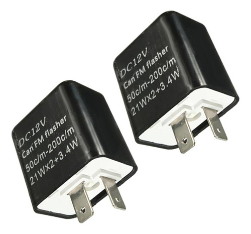 2 X 2-3pack 2 Piezas Motocicleta 12v 2 Pin 2 Piezas