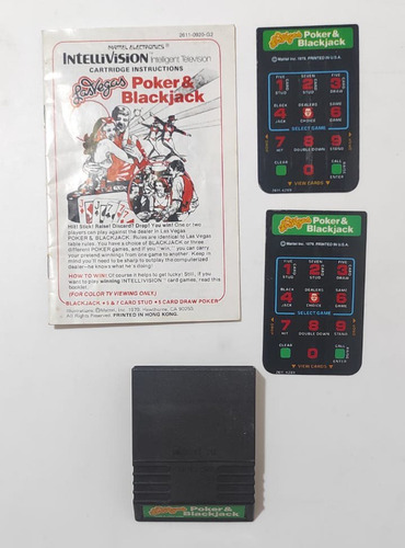 Las Vegas Poker & Blackjack Intellivision Mattel (Usado)