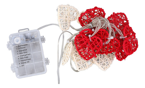 Guirnalda De Luces Con Forma De Corazón De San Valentín, 6.5