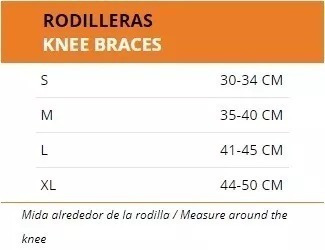 Imagen 3 de 6 de Rodillera Neoprene Flash Abrojo Ajustable Apertura Cuotas