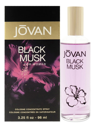 Colonia En Aerosol Jovan Black Musk De Jovan Para Mujer, 97,