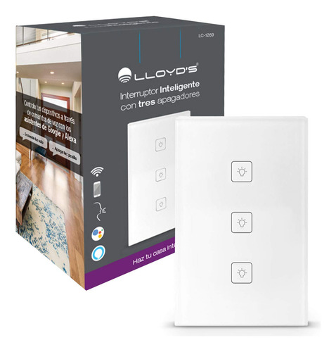 Lloyd's Interruptor Inteligente De 3 Apagadores, Lloyd´s,