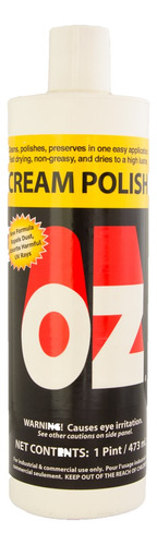 Mohawk Finishing Productos Oz Crema Polaco, 1 pinta/473 ml