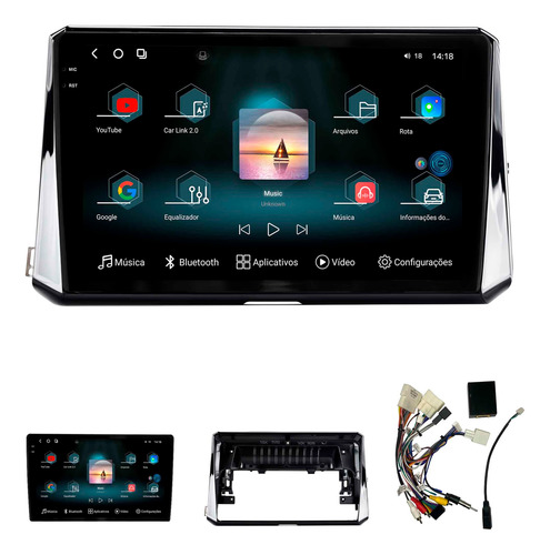 Multimidia Fóton G3 Corolla 21 A 24 8+256gb Octacore 2k 10p