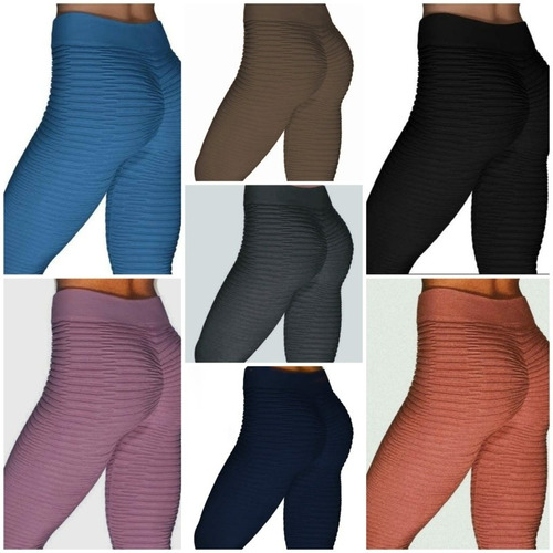 10 Leggins Anticelulitis Licra Deportivo Pushup Levanta Pomp