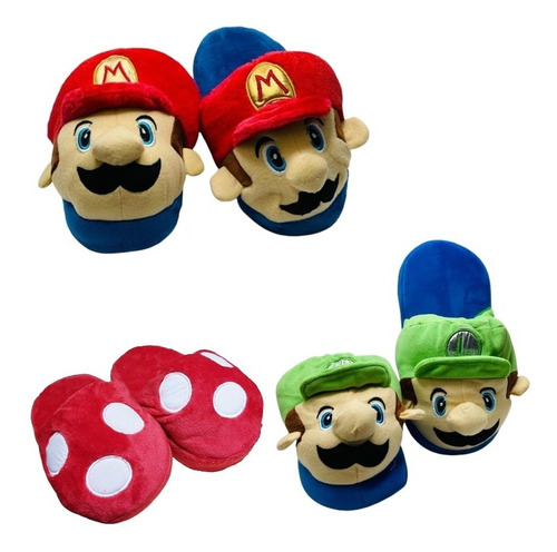 Pantuflas Mario Bros