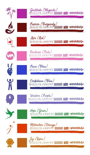 Set 10 Frascos 30ml Tinta Monteverde® Colección Emotions